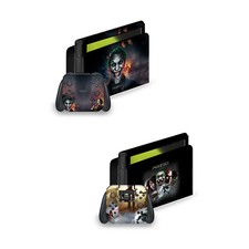INJUSTICE GODS AMONG US KEY ART VINYL SKIN DECAL FOR NINTENDO SWITCH OLED BUNDLE