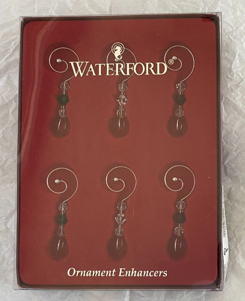 Waterford Ornament Enhancers Set of 6 Silver Wires with Faux Jewels EUC eBay