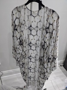 gold kimono cardigan