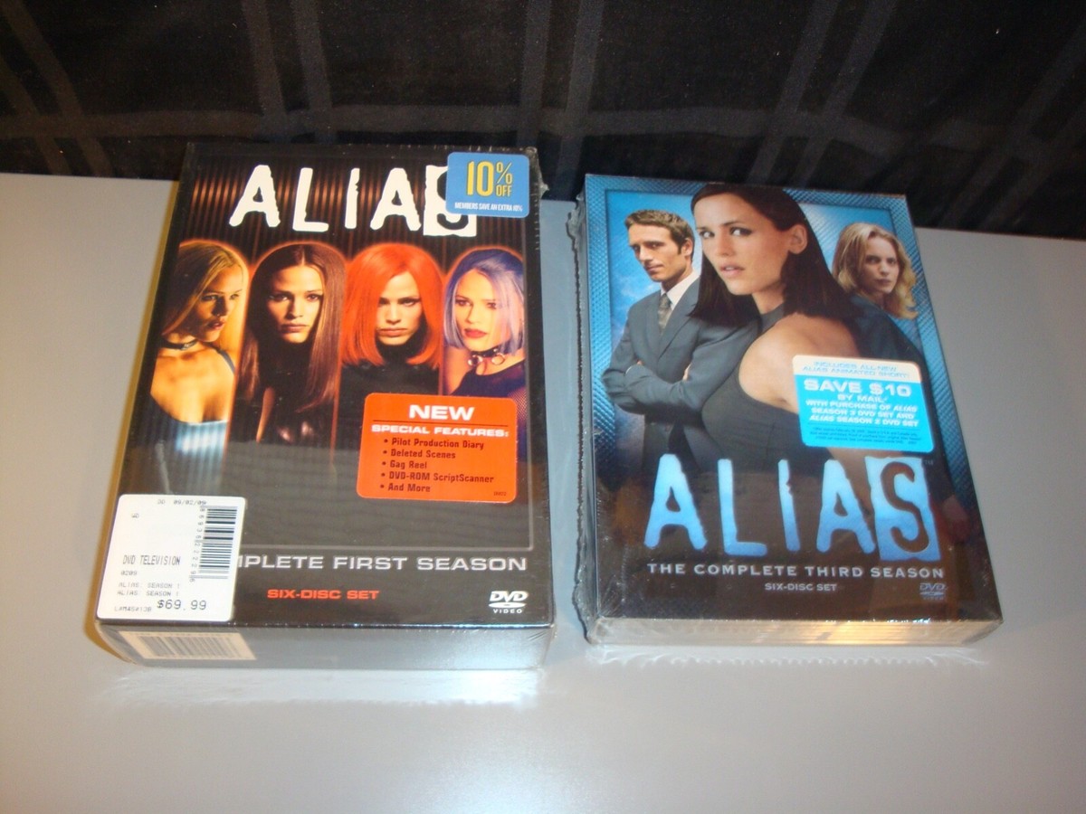 Alias TV Series Seasons 1 & 3 New DVD Lot Jennifer Garner Special
