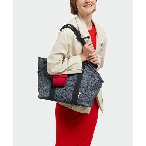 KIPLING X PEANUTS Snoopy ART M PET 袋(Doggy Denim Prt)KI7509PE5 全新 F/S — 第 2/4 张图片