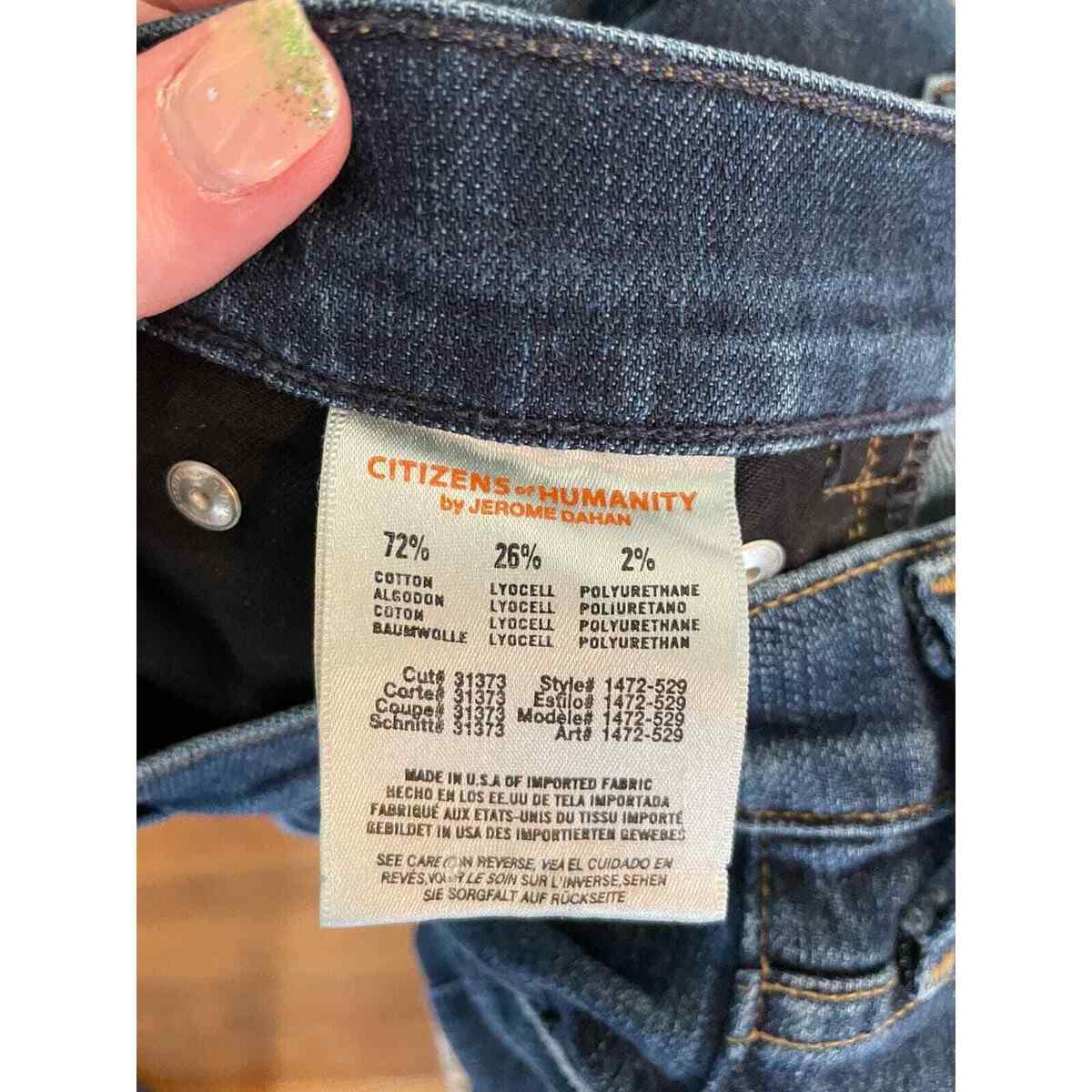 Citizens of Humanity Emannuelle Slim Boot Bootcut Dark Wash Citizens of Humanity Emannuelle Slim Boot Bootcut Dark Wash