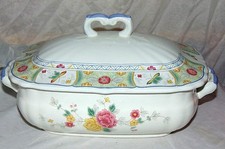Mikasa GARDEN ISLE Country Classic Rectangular Covered Vegetable Serving Tureen