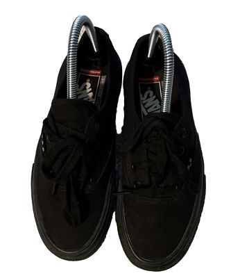 Vans Skate Authentic Pro Shoes Mens 4.5 Black Pop Cush 500714