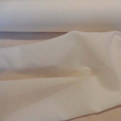 Batist zart weiß gebleicht 100% Baumwolle bio GOTS 162cm breit 90g/lfm