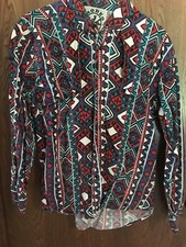 Vintage Rodeo Active western Shirt  buttoned 80-90's size Large