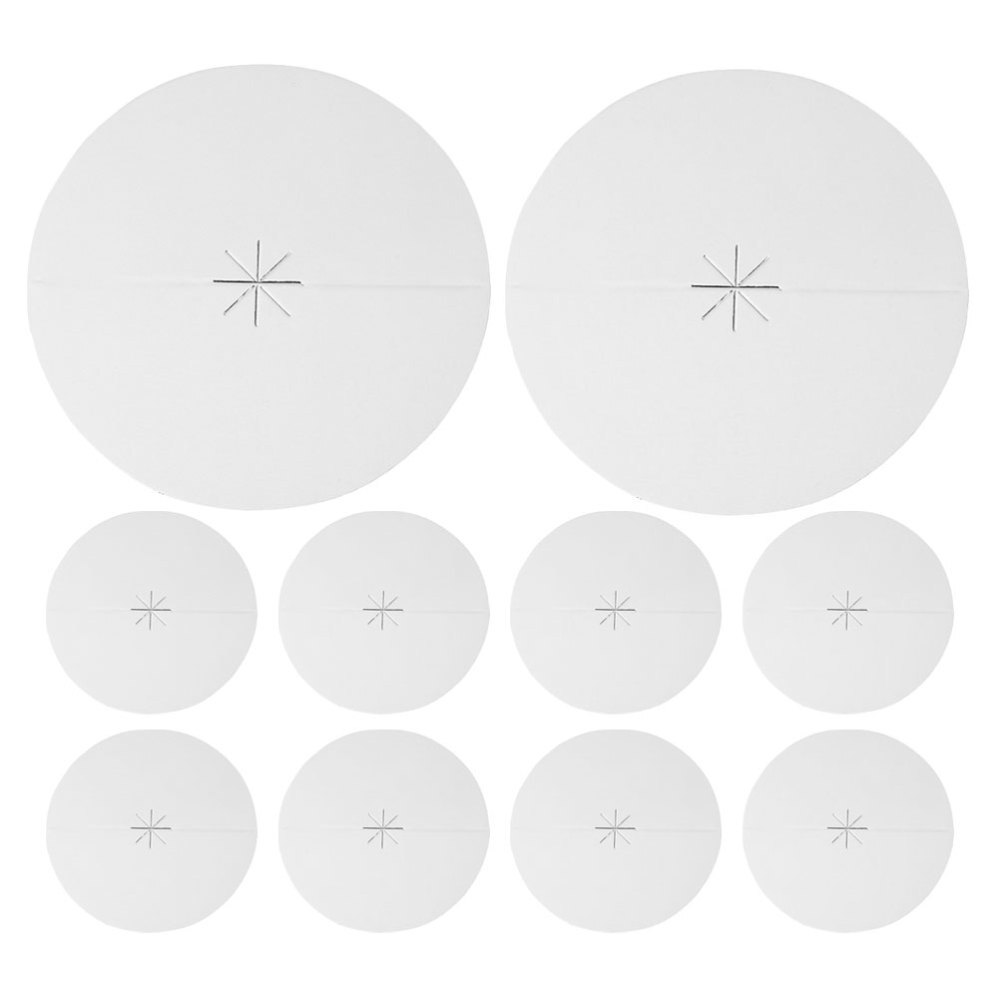 10 Pcs Candle Drip Protectors for Taper Candles Church Beeswax