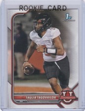TAULIA TAGOVAILOA ROOKIE CARD 2022 Bowman 1st RC Football Maryland Terrapins 