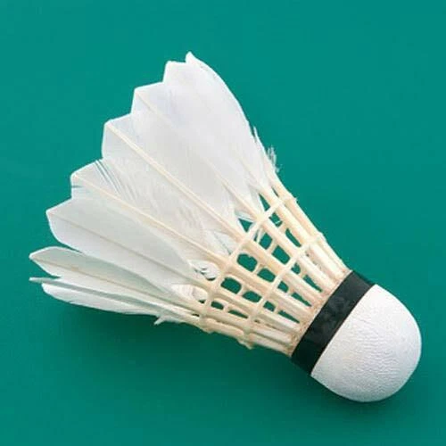 BABOLAT Advanced Goose Feather Badminton Shuttlecocks with Great Stability & Durability