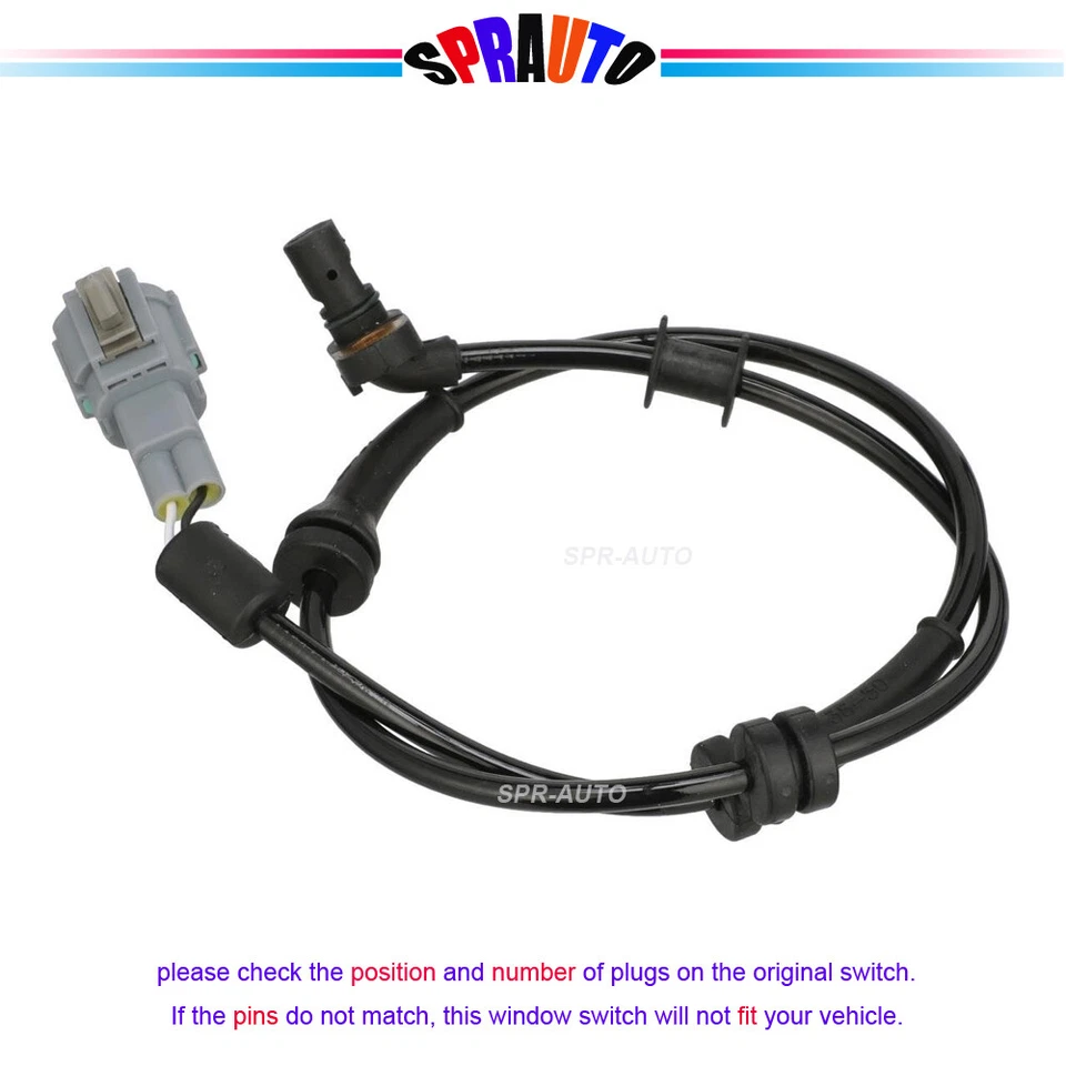 2pcs ABS Speed Sensor Front Driver or Passenger Side For 2008-2012 Nissan Titan - Image 2 of 4