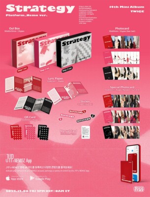 【新品未開封】TWICE THIS IS FOR Strategy Nemo TWICE STRATEGY 14th Mini Album PLATFORM NEMO Ver/QR Card+10