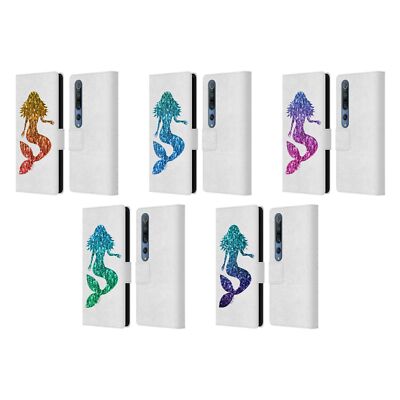 OFFICIAL PLDESIGN SPARKLY MERMAID LEATHER BOOK WALLET CASE FOR XIAOMI PHONES