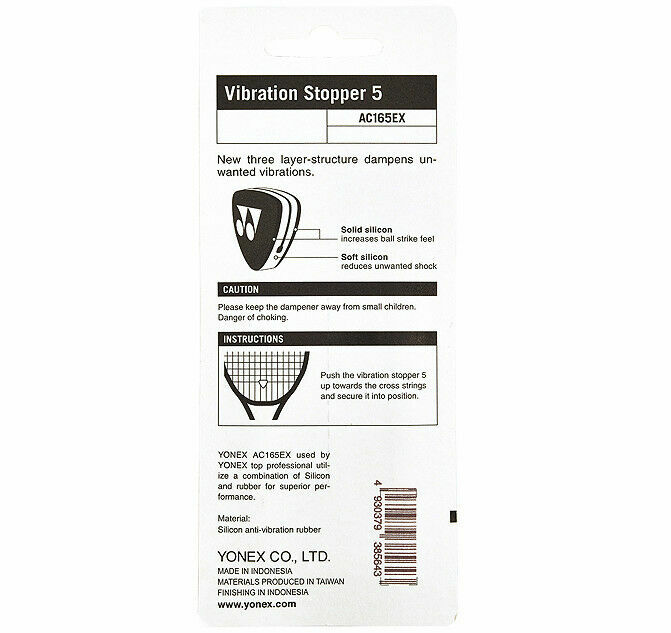 YONEX Tennis Racquet Dampener Vibration Stoppers Dampening Racket 2PCS AC165EX