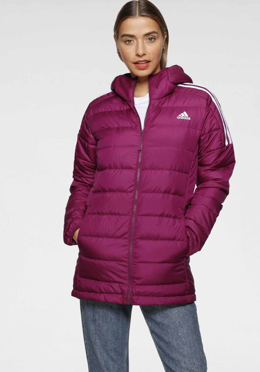adidas Women's Essential Down Parka Jacket Gh4592 Size S for sale online |  eBay