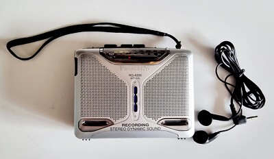 Panasonic RQ-A200 Cassette Player Recorder Walkman inbuilt 2x