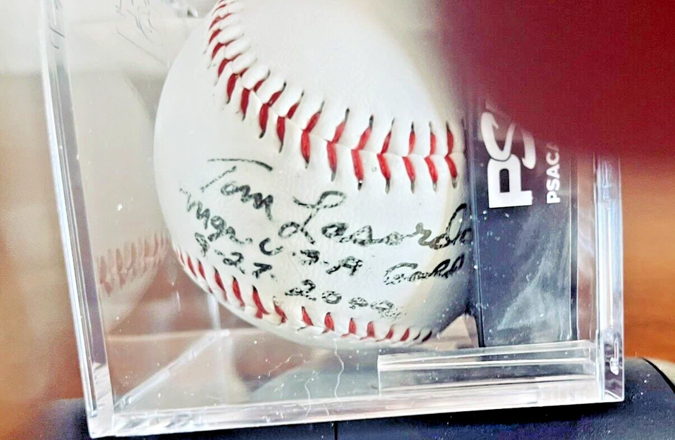 2000 Olympic Gold Medal Baseball Team Baseball signed by Tommy Lasorda Manager - Image 4 of 4