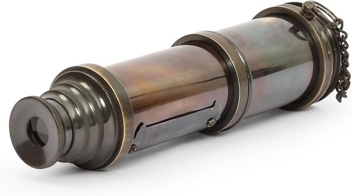 Vintage Brass Pirate Telescope Spyglass for Marine Watching & Trekking with Case - Picture 5 of 6