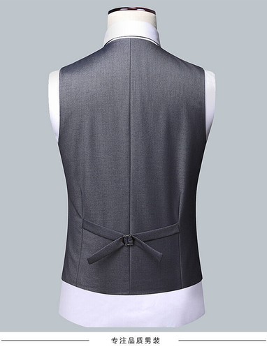 Mens (Blazer+ Waistcoat + Trousers) Business Gentleman Suit 3-piece Suit - Picture 24 of 30