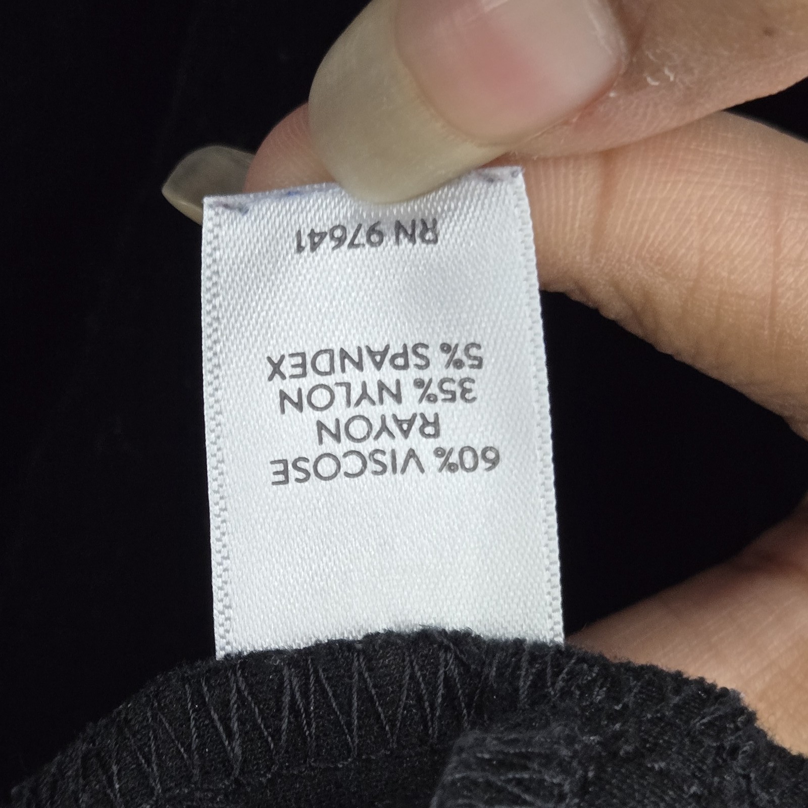 J Jill Women Pants L PETITE Black Nylon Rayon Viscose Dress Pants Ponte Slim thumbnail 4