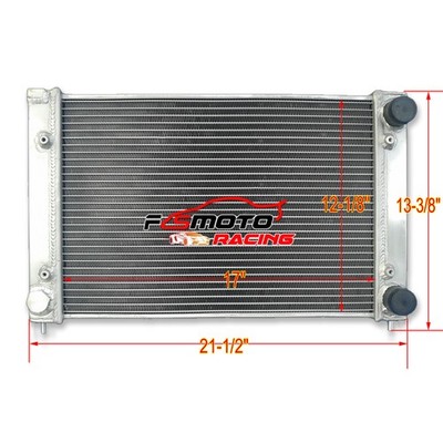 21.5'' Aluminum Radiator For VW Golf GTI MK2 Scirocco Corrado Jetta 16V 1982-1995