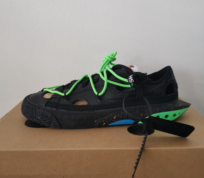 NIKE x OFF WHITE BLAZER LOW '77 GRÖßE UK 4,5 EUR 37,5 (DH7863 001)