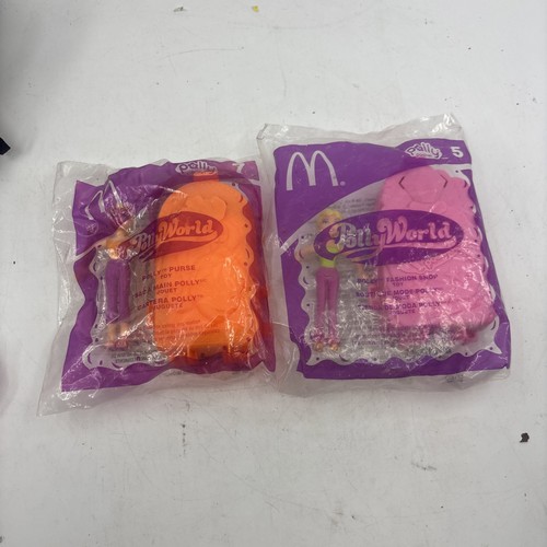 lot of 2 2006 McDonald’s Polly Pocket Polly World Happy Meal Toy