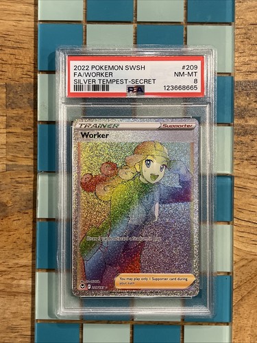 Worker graded PSA 8 for sale on eBay