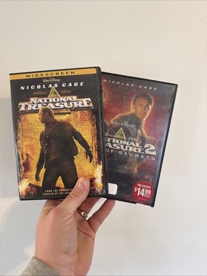 National Treasure DVD Set Nicolas Cage Walt Disney 2005/2008 | eBay