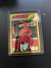 Topps 2026 Heritage Christian Moore Los Angeles Angels RC Chrome Gold /50 #249