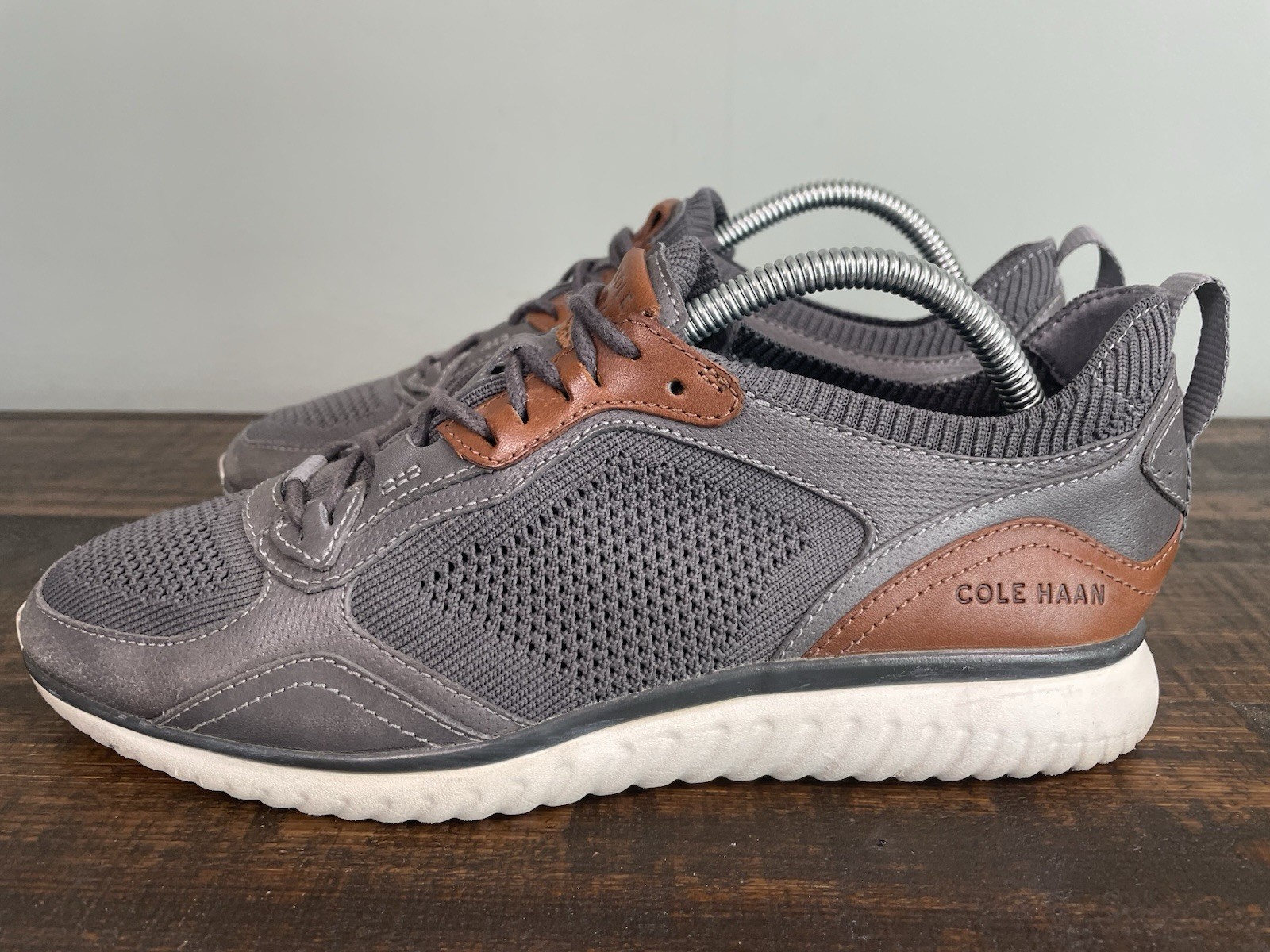 Cole Haan Men's Grand Motion Crafted Sneaker Size 8M C33186 Quiet Shade Gray