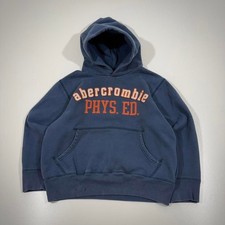 Abercrombie-kids Men's Navy and Blue Hoodie