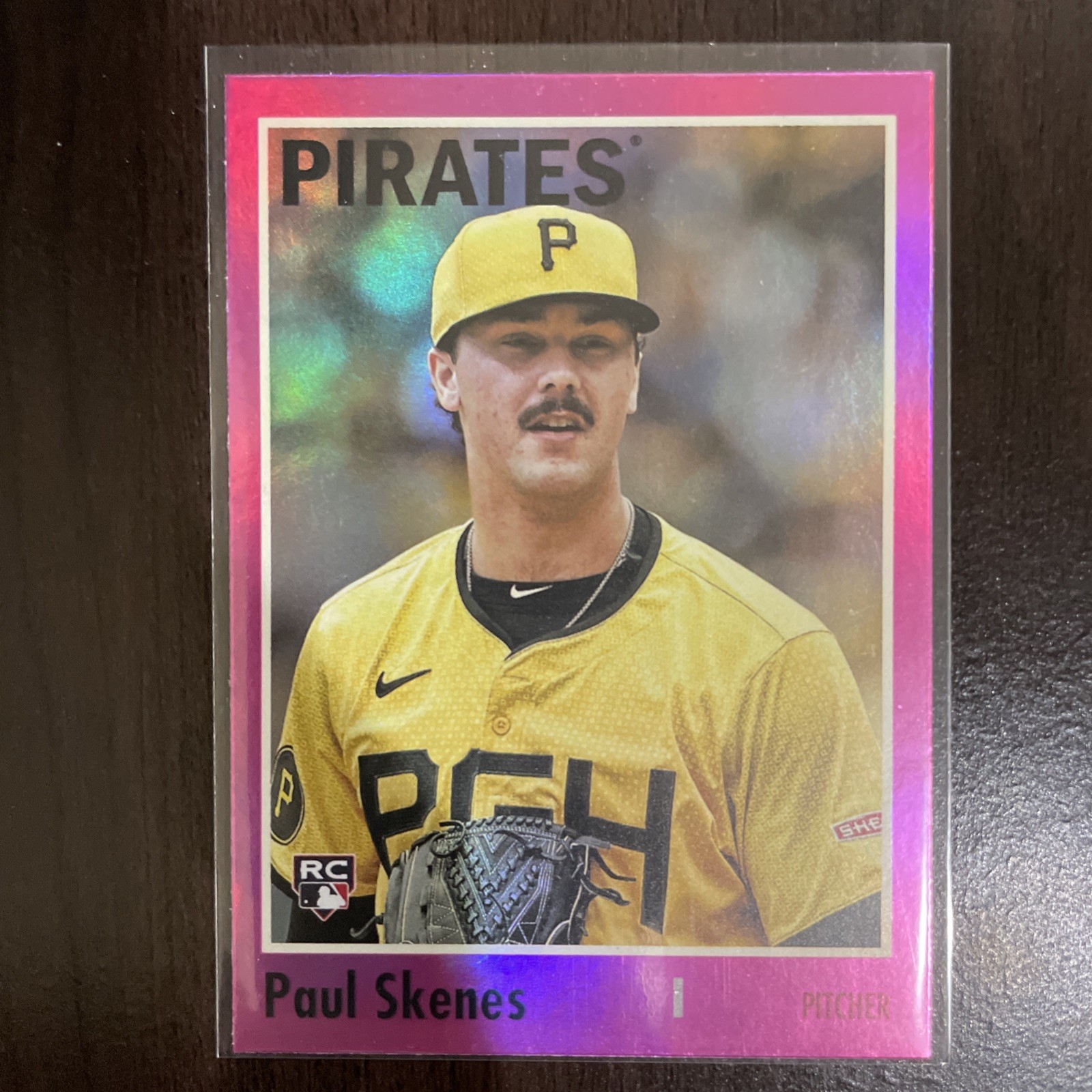 2024 Topps Archives - 1970 Topps Paul Skenes #200 Pink Foilboard (RC)
