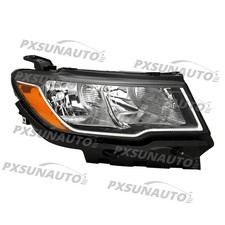 Right Headlight For Jeep Compass 2017-2021 Passenger RH W/Bulb Halogen Headlamp