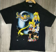 Vintage Sailor Moon Anime (XL) Screen Stars Single Stitch Reprint Shirt #5
