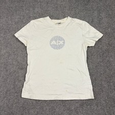 Armani Exchange T Shirt Womens XS White Graphic Logo Tee Made In USA Graphic Tee