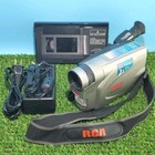 New Listing(No Battery) Rca Cc6272 Camcorder, Charger, Vca115A Cassette Adapter, Works