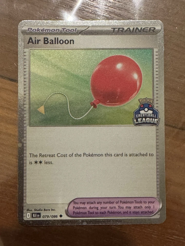 Pokemon Air Balloon Great Ball League Promo Asia Stamp NM 079/086 - Image 2 of 2
