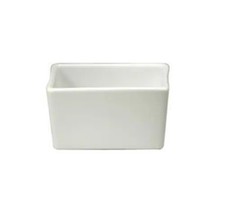 Oneida R4220000905 Royale Bright White 3.5" x 2.625" Sugar Packet Holder