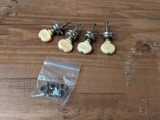 Grover Banjo Tuning Pegs PAT Pre War FULL SET 1920s 1930s Nickel