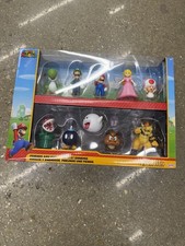   Nintendo Super Mario Friends  Foes 2.5" Mini Figures 10pk  Damaged Box  NEW  