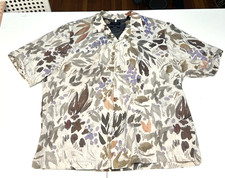Ted Baker London Shirt Men Size 5 US XL Relaxed Fit Floral Button Up