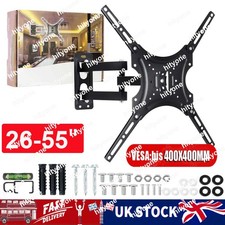 TV Bracket Wall Mount Tilt Swivel for 26 32 37 40 42 43 55 50 55 Inch LCD LED UK