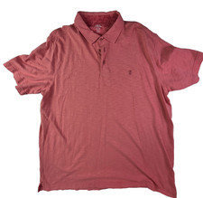 IZOD Men's XL Coral Saltwater Short Sleeve Polo Shirt