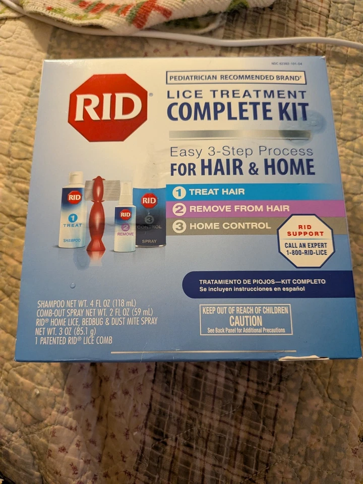 Kit Completo Tratamiento Piojos RID Champú, Peine, Spray Peine, Spray Piojos 2 Cajas Foto 2 de 4