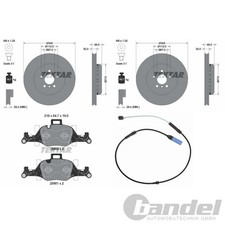 TEXTAR BREMSSCHEIBEN 348mm + BEL�GE VORNE passend f�r BMW 5er G30 G31 Limo Kombi