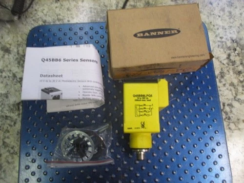 NEW BANNERQ45BB6 SERIES SENSOR 10 TO 30V DC Q45BB6LPQ5