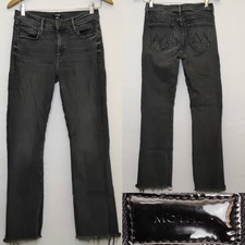 Mother The Weekender Fray Jeans Women's 28x30 Night Shadows Dark Wash J5537