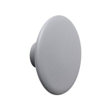 MUUTO DOTS WANDHAKEN GRAU DURCHMESSER 7 ZENTIMETER HOLZ AUFHÄNGUNG KLEIDERHAKEN