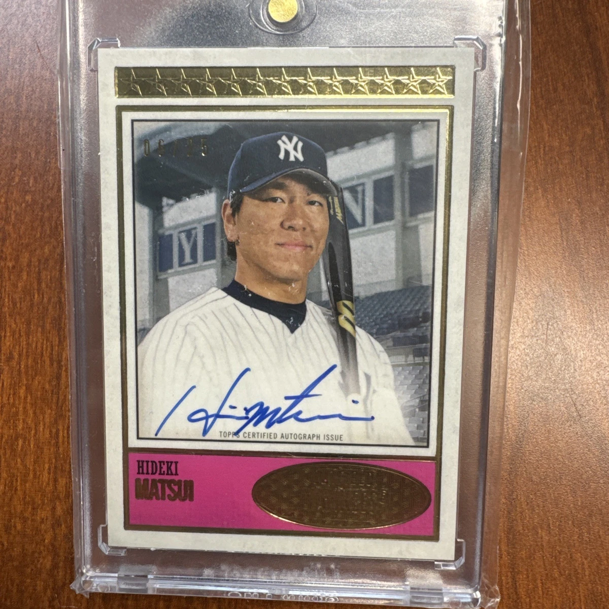 Topps Hideki Matsui Baseball Serial Numbered Sports Trading Cards