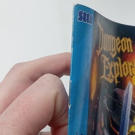 Dungeon Explorer Sega CD Case Artwork & Manual & Registration Card No Game Disc